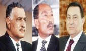 مبارك والسادات وعبد الناصر