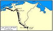 مسار الغزو الفرنسى فى مصر