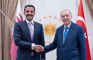 أمير قطر و أردوغان