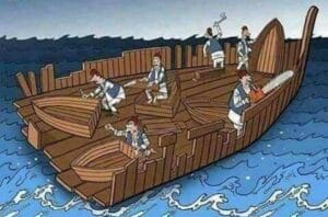 التفرق وقبادة الأمة الى المهالك