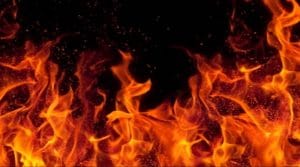 النار في الآخرة