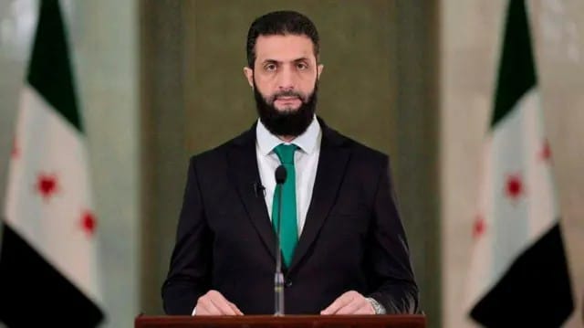 أحمد الشرع رئيس سوريا